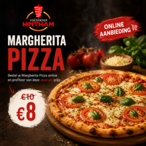 Shoarma Hintham pizza aanbieding